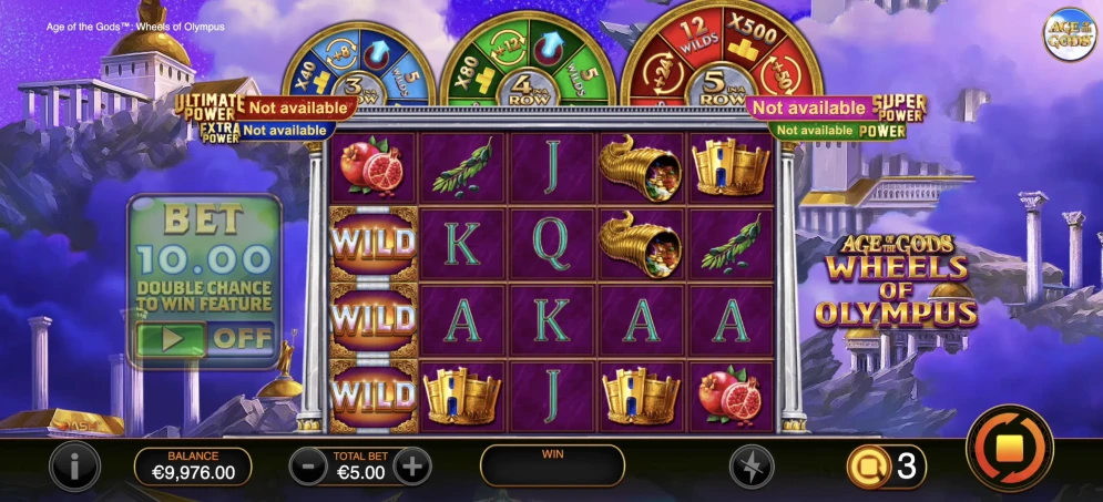 Age of the Gods: Wheels of Olympus Slot
